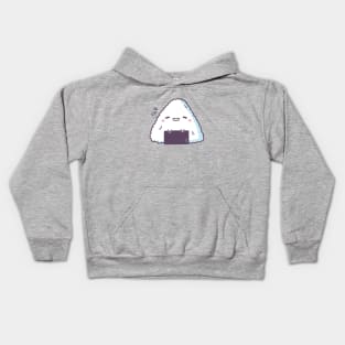 Cute Shy Onigiri Japanese Rice Ball Kids Hoodie